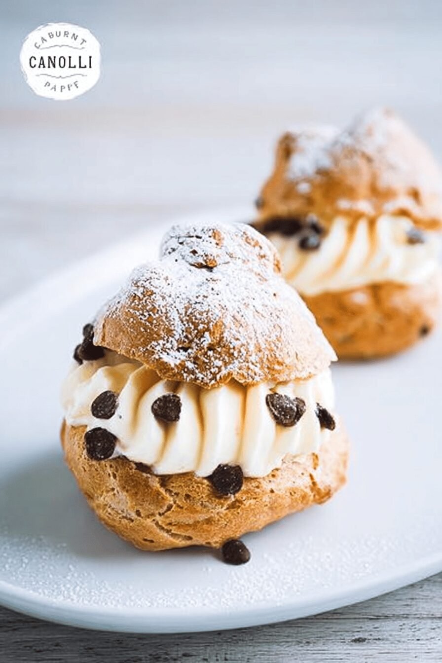 Shareable Italian Cannoli Cream Puffs for Any Occasion